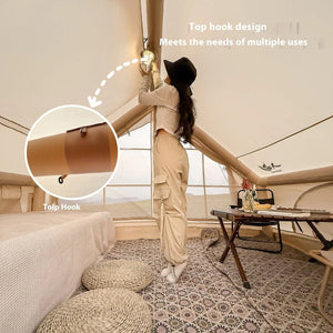 Tente de camping gonflable pour 4 à 8 personnes avec fenêtres "Pakicetus - Inflatable Tent" - Planète Rando