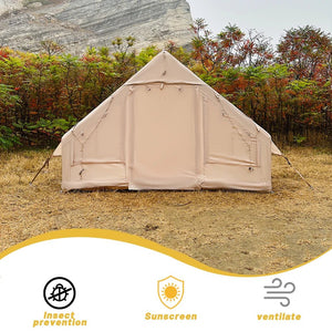 Tente de camping gonflable pour 4 à 8 personnes avec fenêtres "Pakicetus - Inflatable Tent" - Planète Rando