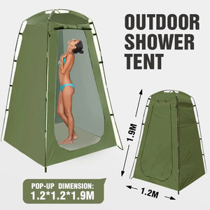 Tente de douche portable pour le camping et van - life "Westtune - Shower tent" - Planète Rando