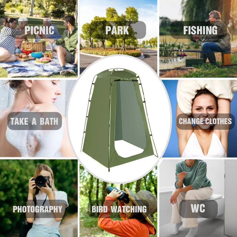 Tente de douche portable pour le camping et van - life "Westtune - Shower tent" - Planète Rando
