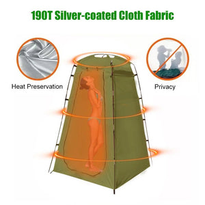 Tente de douche portable pour le camping et van - life "Westtune - Shower tent" - Planète Rando