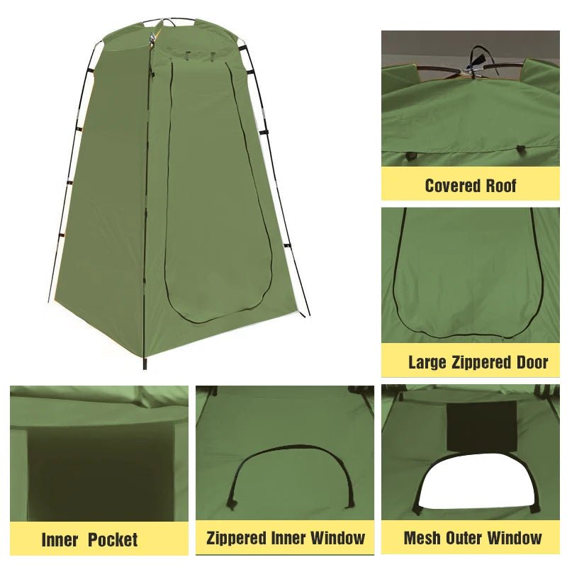 Tente de douche portable pour le camping et van - life "Westtune - Shower tent" - Planète Rando