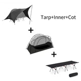 Tente de lit pour 1 personne avec moustiquaire et double - parois "Vidalido - Floating tent" - Planète Rando