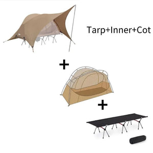 Tente de lit pour 1 personne avec moustiquaire et double - parois "Vidalido - Floating tent" - Planète Rando
