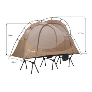 Tente de lit pour 1 personne avec moustiquaire et double - parois "Vidalido - Floating tent" - Planète Rando