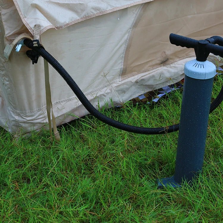 Tente gonflable familiale pour 2 à 6 personnes 7,5m2 avec fenêtre de toit en tissu Oxford 420D "Youqi - Glamping 7.5" - Planète Rando