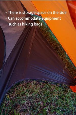 Tente hybride double - parois pour le bivouac / camping avec large espace intérieur 1,9kg "3F UL GEAR - SHELL 2" - Planète Rando