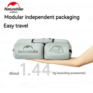 Tente ultralégère nylon 15D double couche pour la randonnée, le camping et le trekking "Naturehike - Star River UL" - Planète Rando