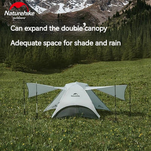 Tente ultralégère nylon 15D double couche pour la randonnée, le camping et le trekking "Naturehike - Star River UL" - Planète Rando