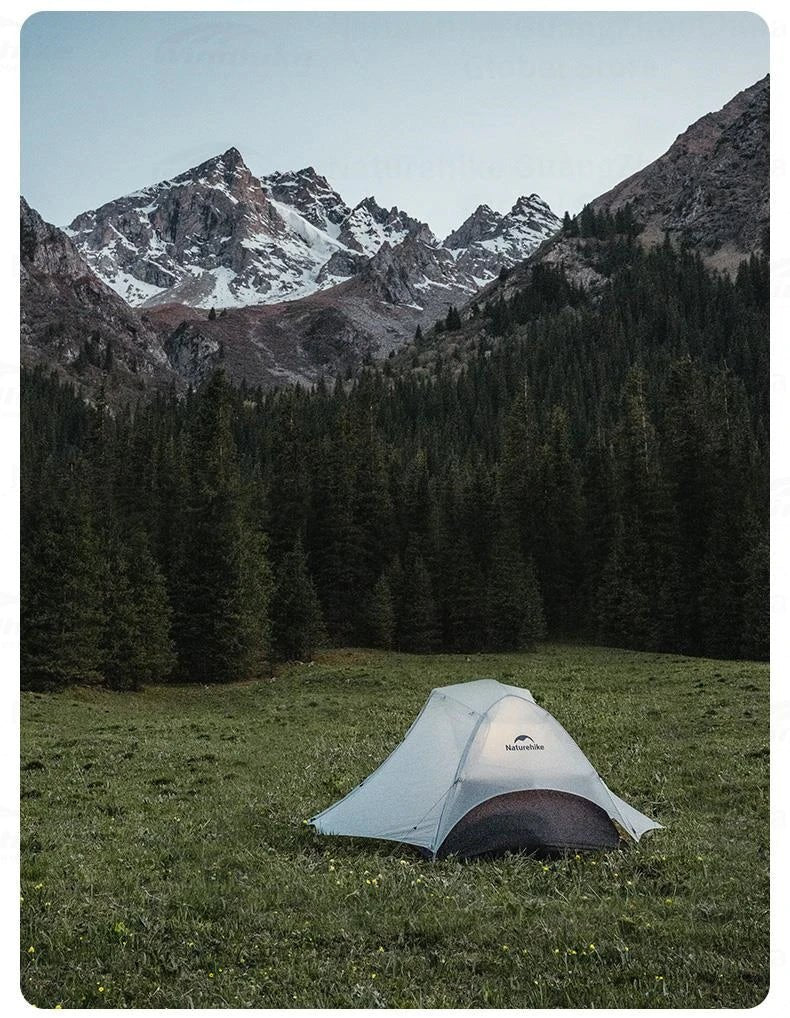 Tente ultralégère nylon 15D double couche pour la randonnée, le camping et le trekking "Naturehike - Star River UL" - Planète Rando