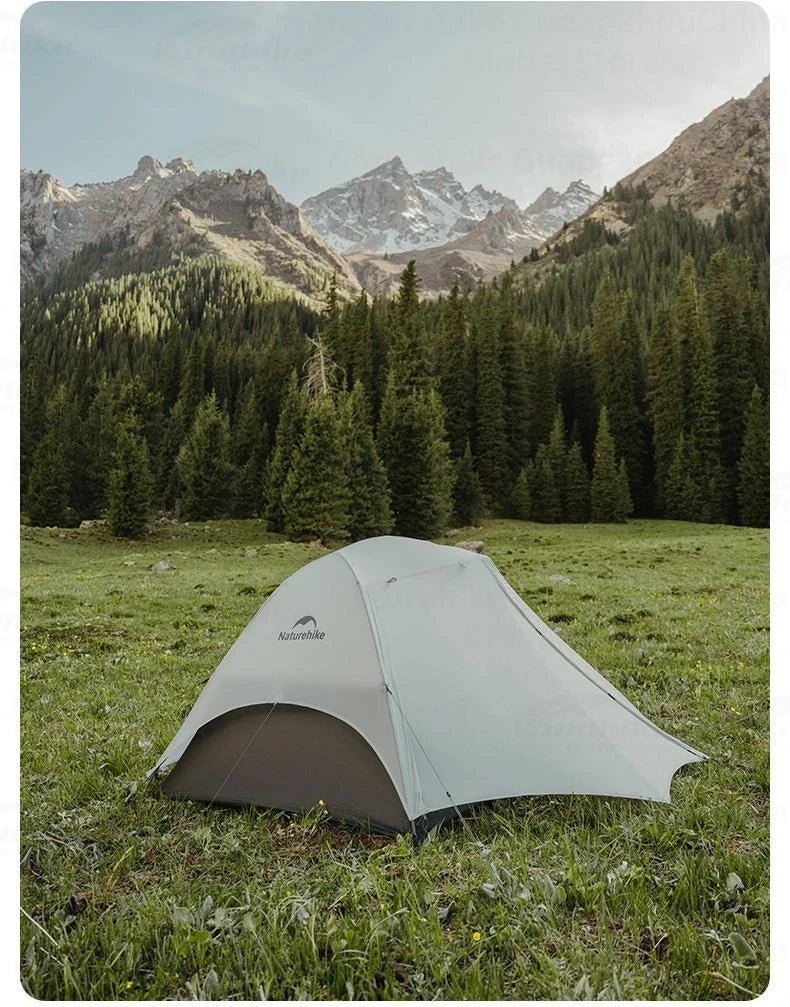 Tente ultralégère nylon 15D double couche pour la randonnée, le camping et le trekking "Naturehike - Star River UL" - Planète Rando