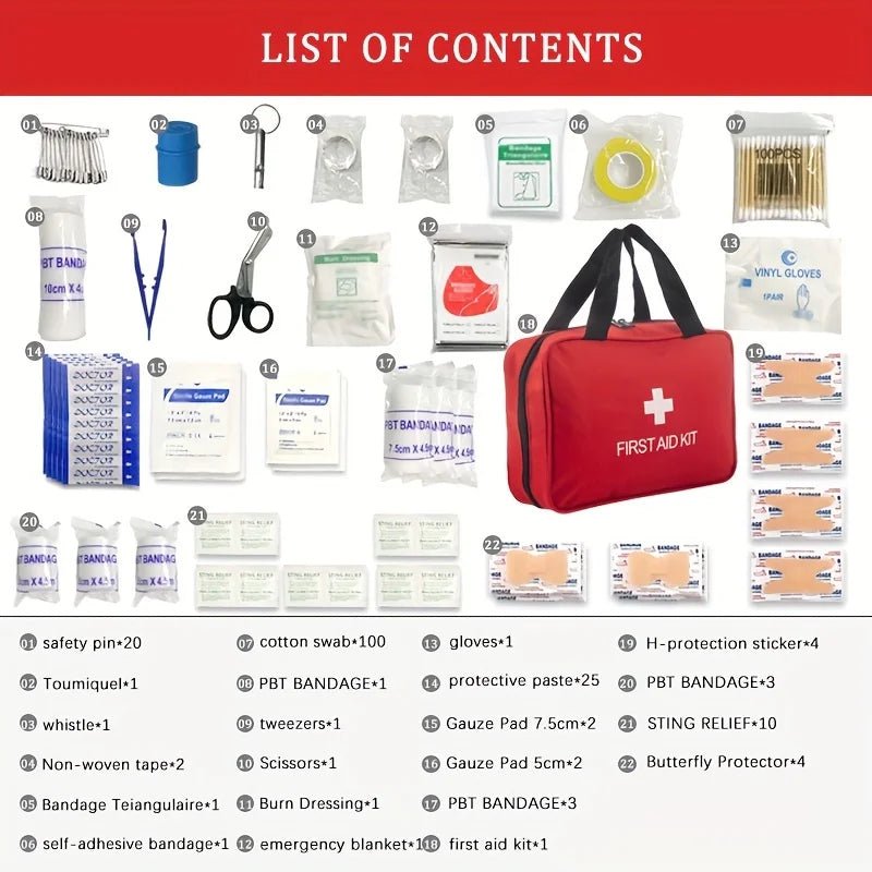 Trousse de premiers secours 184 pièces "Sanke Rescue - First - T01" - Planète Rando