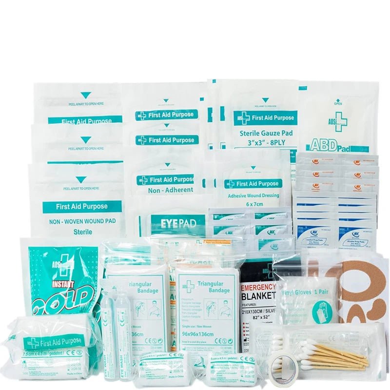 Trousse de premiers secours avec 135 articles médicaux "First Aid Purpose - JJB07" - Planète Rando