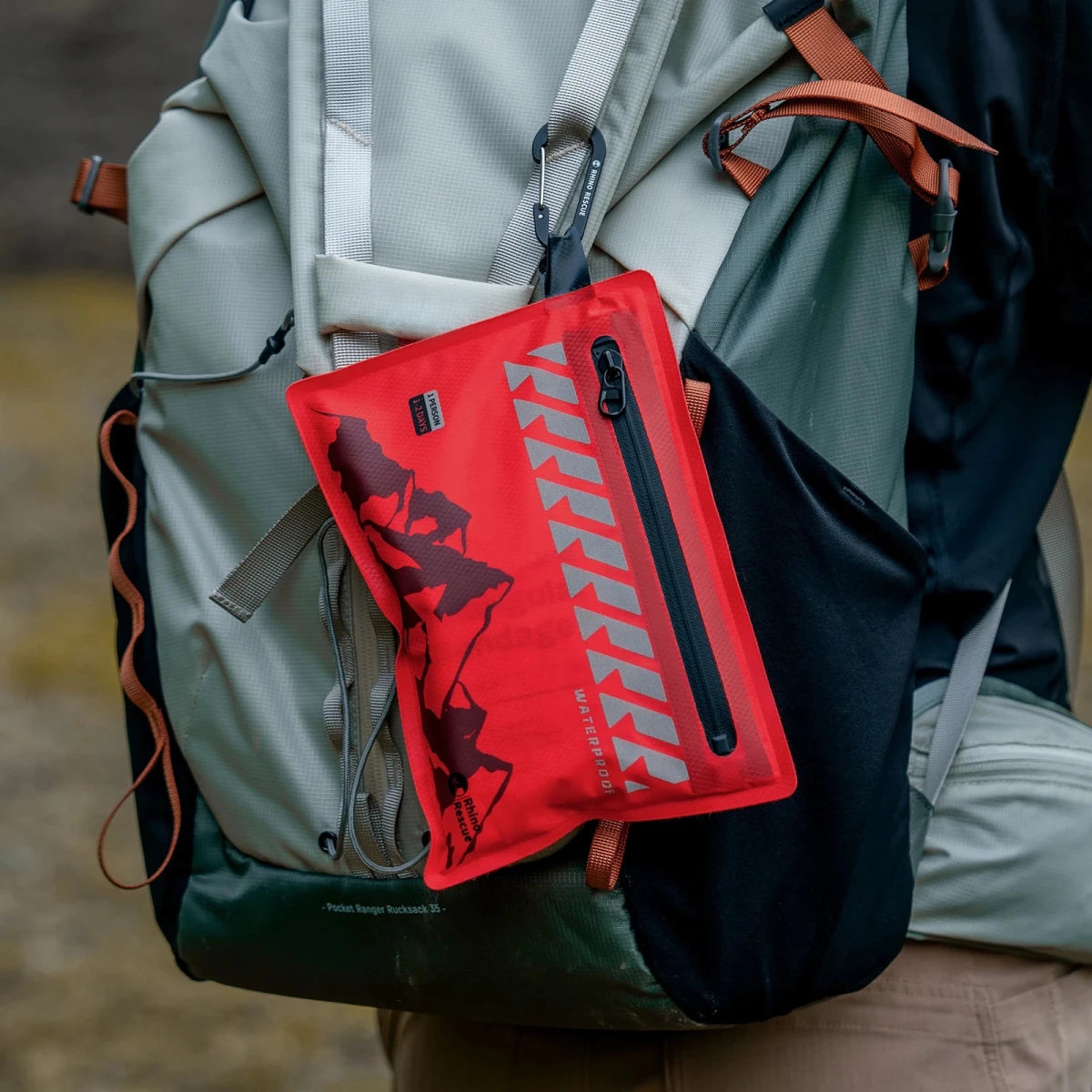 Trousse de premiers secours, ultralégère et étanche 280g "RHINO RESCUE - Mini First Aid Kit" - Planète Rando