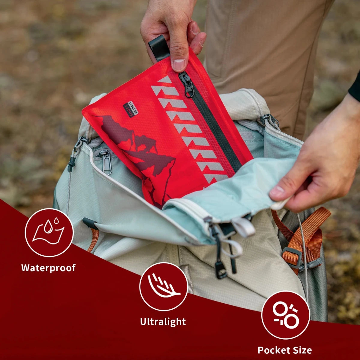 Trousse de premiers secours, ultralégère et étanche 280g "RHINO RESCUE - Mini First Aid Kit" - Planète Rando