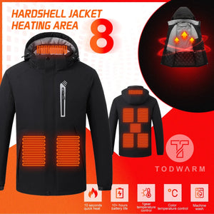 Veste chauffante imperméable unisexe avec 8 zones chaudes "TODWARM - Smart Heat Jacket" - Planète Rando