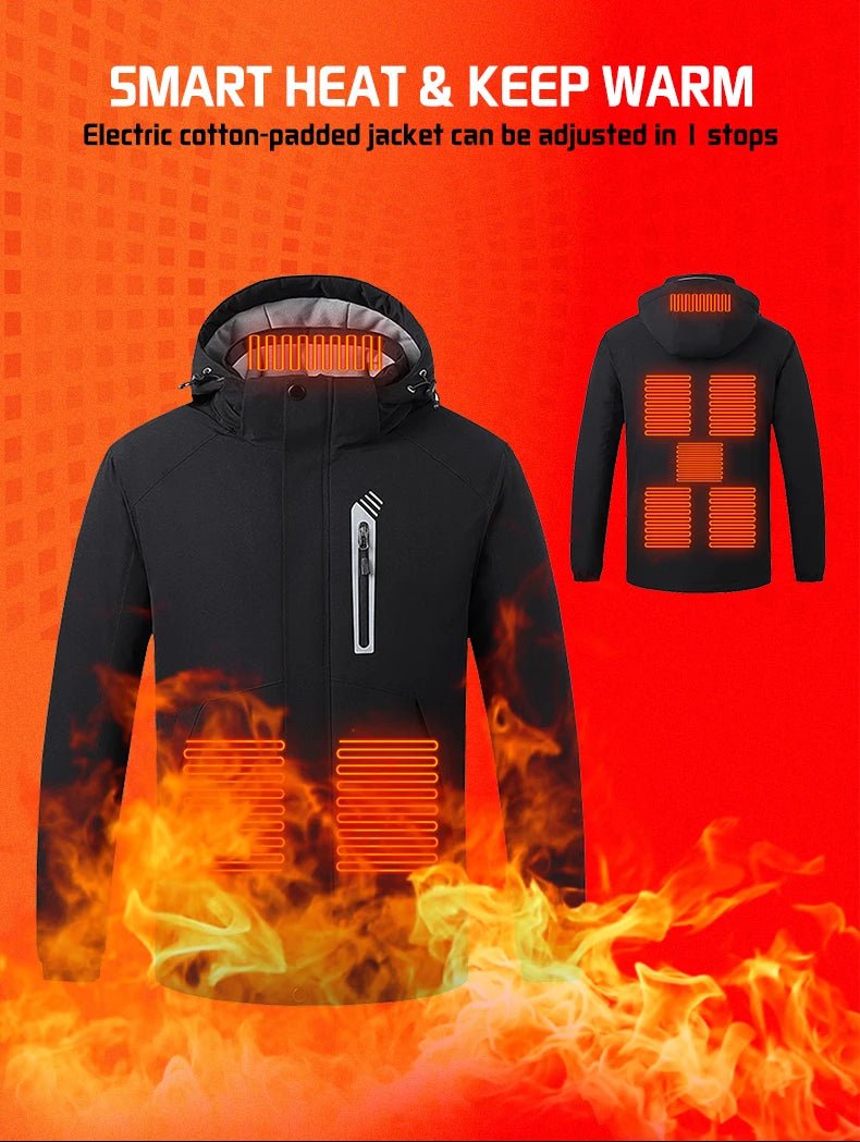 Veste chauffante imperméable unisexe avec 8 zones chaudes "TODWARM - Smart Heat Jacket" - Planète Rando