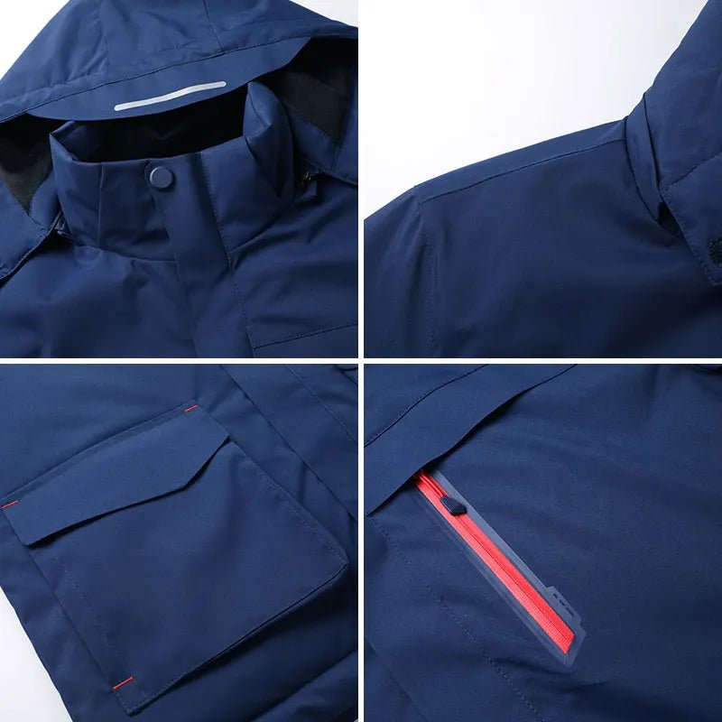 Veste chauffante / parka thermique d'hiver à 3 zones pour homme "Taurus - Smtx05" - Planète Rando
