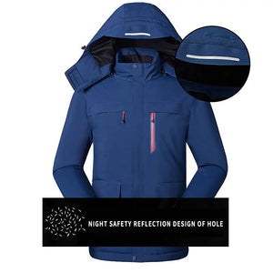 Veste chauffante / parka thermique d'hiver à 3 zones pour homme "Taurus - Smtx05" - Planète Rando