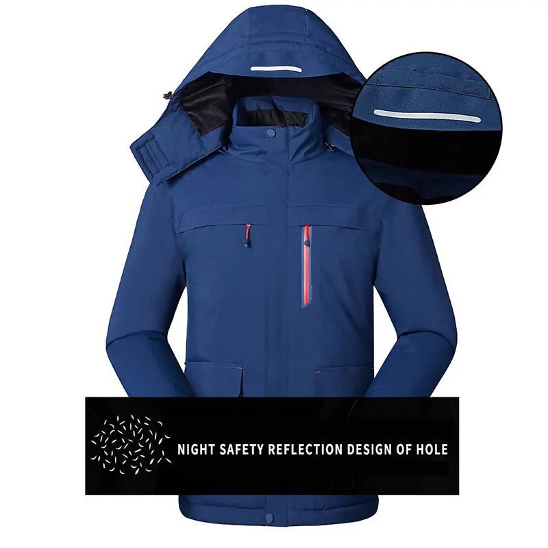 Veste chauffante / parka thermique d'hiver à 3 zones pour homme "Taurus - Smtx05" - Planète Rando