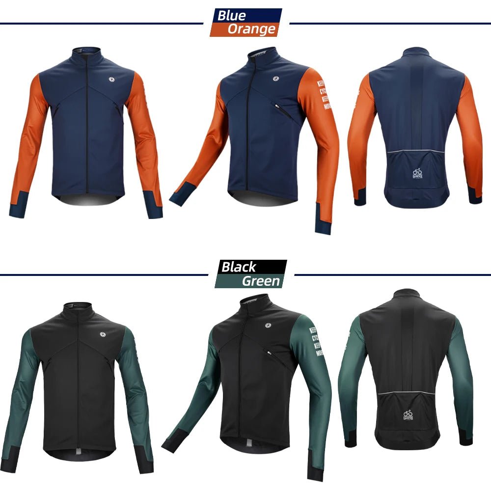 Veste de cyclisme & coupe - vent polaire manches longues pour homme "Darevie - DVJ330" - Planète Rando