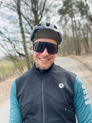 Veste de cyclisme & coupe - vent polaire manches longues pour homme "Darevie - DVJ330" - Planète Rando