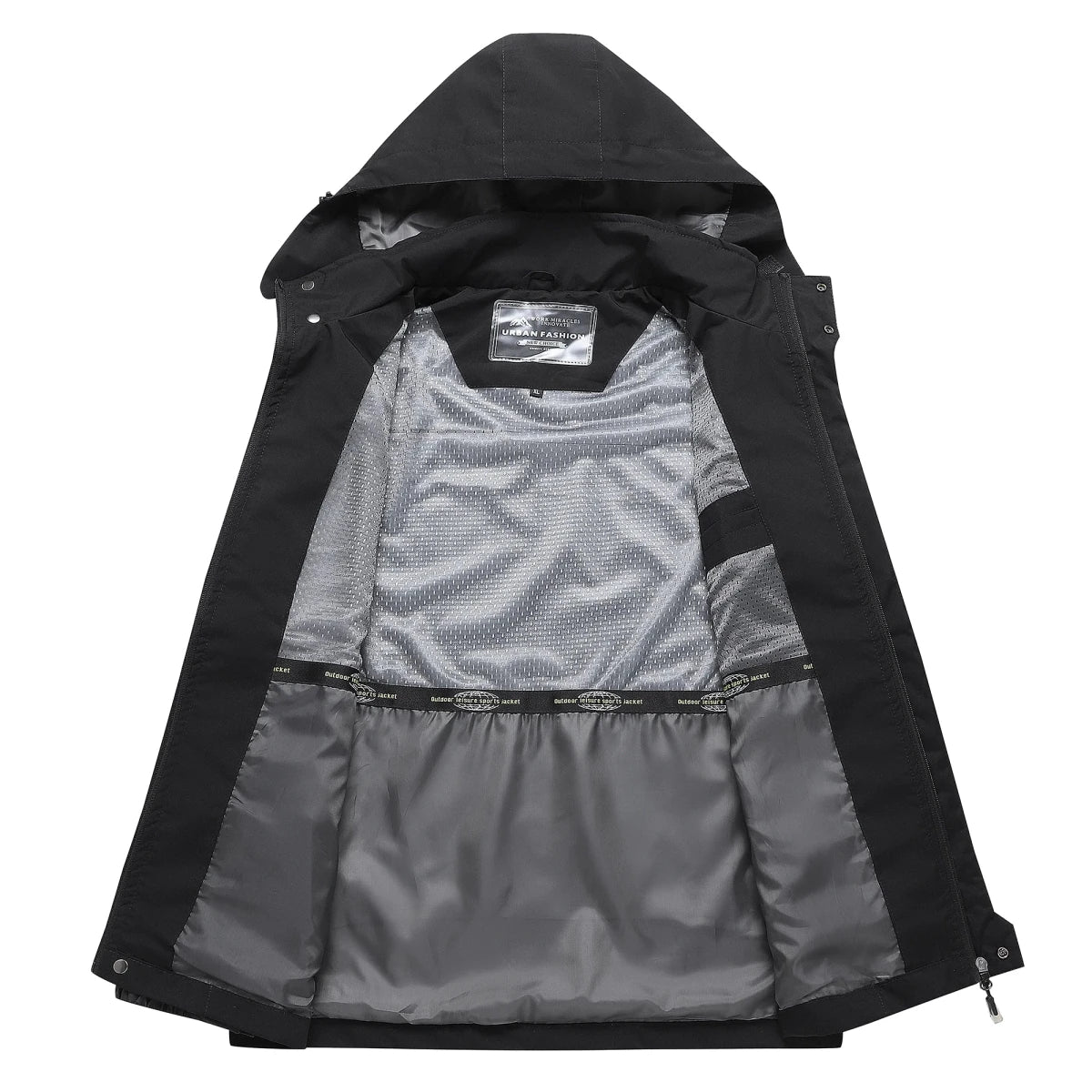 Veste de randonnée / Hardshell imperméable grande taille 700g "Work Miracles - Sport Outdoor" - Planète Rando