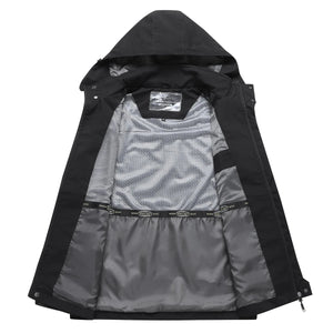 Veste de randonnée / Hardshell imperméable grande taille 700g "Work Miracles - Sport Outdoor" - Planète Rando