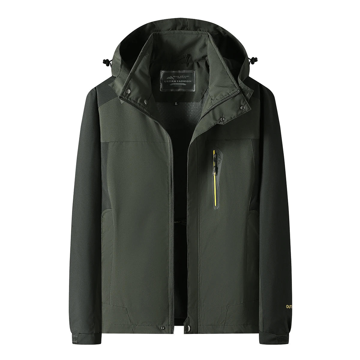 Veste de randonnée / Hardshell imperméable grande taille 700g "Work Miracles - Sport Outdoor" - Planète Rando