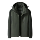 Veste de randonnée / Hardshell imperméable grande taille 700g "Work Miracles - Sport Outdoor" - Planète Rando