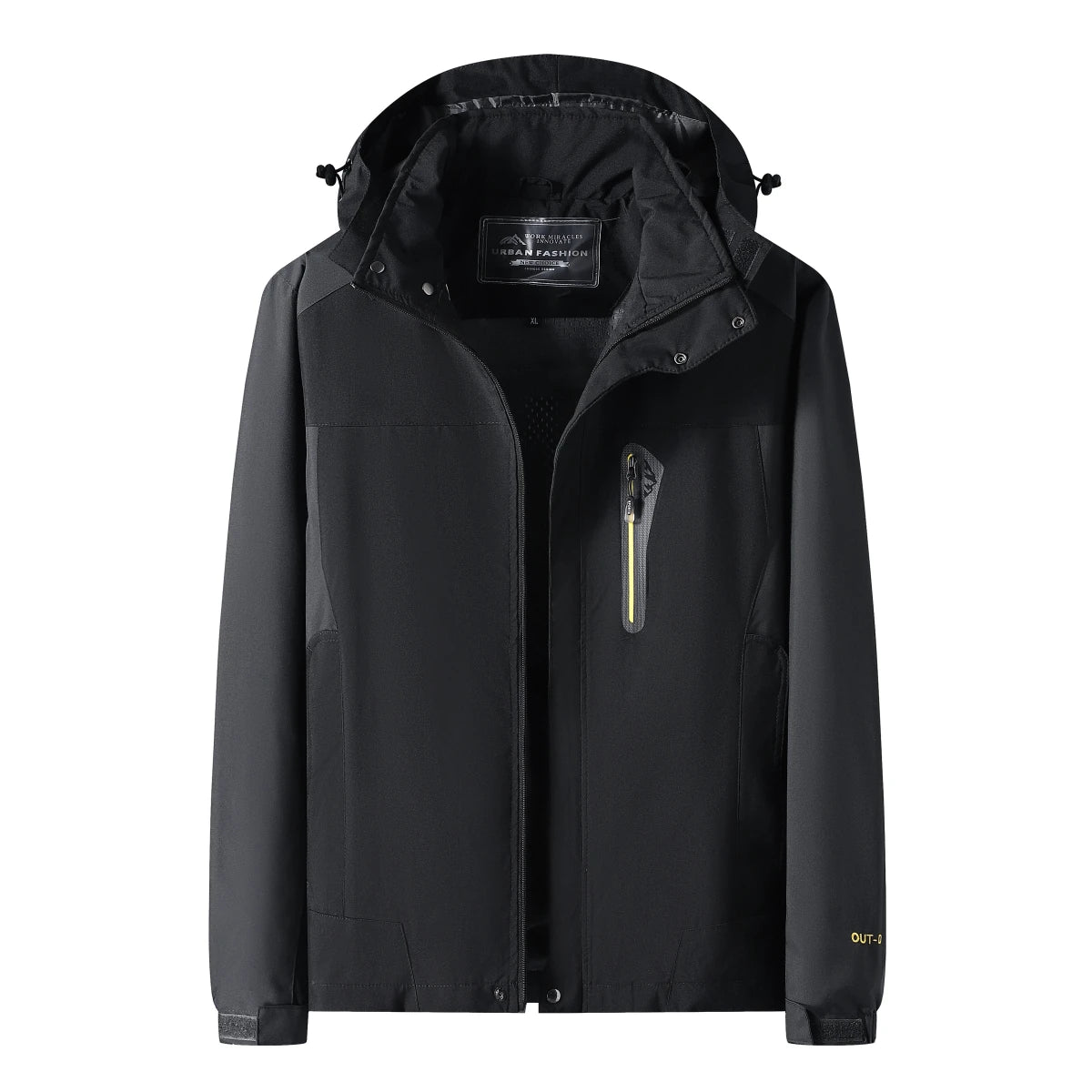 Veste de randonnée / Hardshell imperméable grande taille 700g "Work Miracles - Sport Outdoor" - Planète Rando