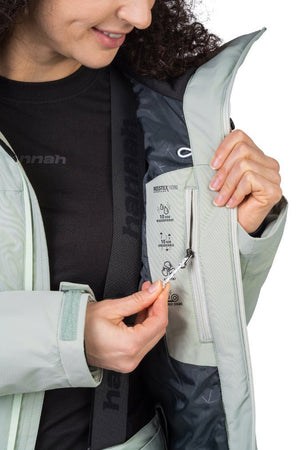 Veste de ski / hardshell montagne pour femme avec membrane Resstex 10 000mm et isolation Duratherm classic "Hannah − MERILA FD" - Planète Rando