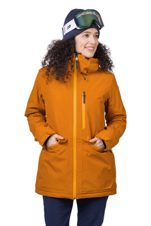 Veste de ski / hardshell montagne pour femme avec membrane Resstex 10 000mm et isolation Duratherm classic "Hannah − MERILA FD" - Planète Rando