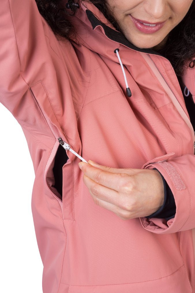 Veste de ski / hardshell montagne pour femme avec membrane Resstex 10 000mm et isolation Duratherm classic "Hannah − MERILA FD" - Planète Rando