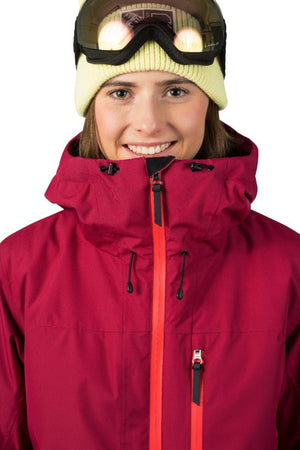 Veste de ski / hardshell montagne pour femme avec membrane Resstex 10 000mm et isolation Duratherm classic "Hannah − MERILA FD" - Planète Rando