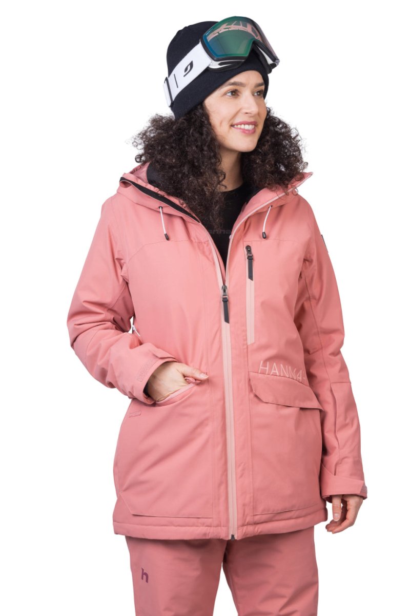 Veste de ski / hardshell montagne pour femme avec membrane Resstex 10 000mm et isolation Duratherm classic "Hannah − MERILA FD" - Planète Rando