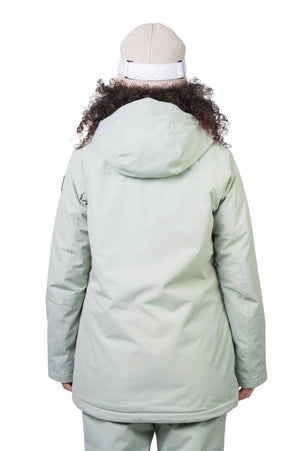 Veste de ski / hardshell montagne pour femme avec membrane Resstex 10 000mm et isolation Duratherm classic "Hannah − MERILA FD" - Planète Rando