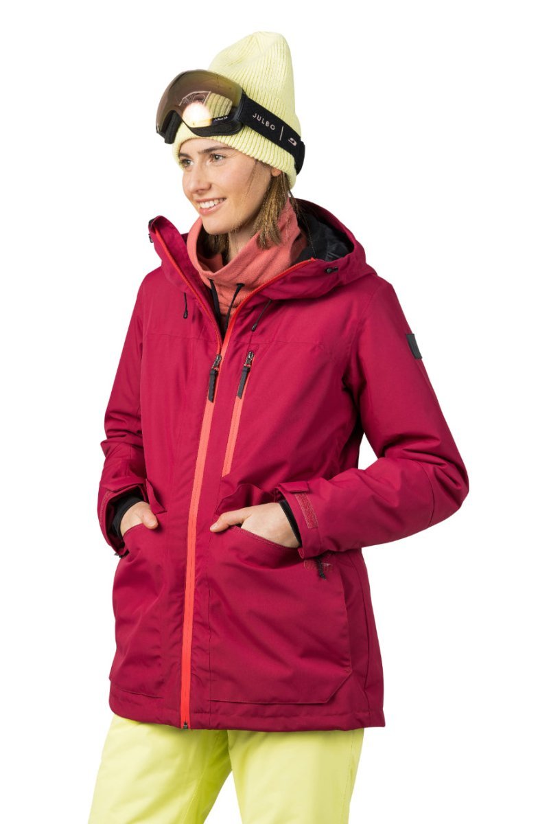Veste de ski / hardshell montagne pour femme avec membrane Resstex 10 000mm et isolation Duratherm classic "Hannah − MERILA FD" - Planète Rando