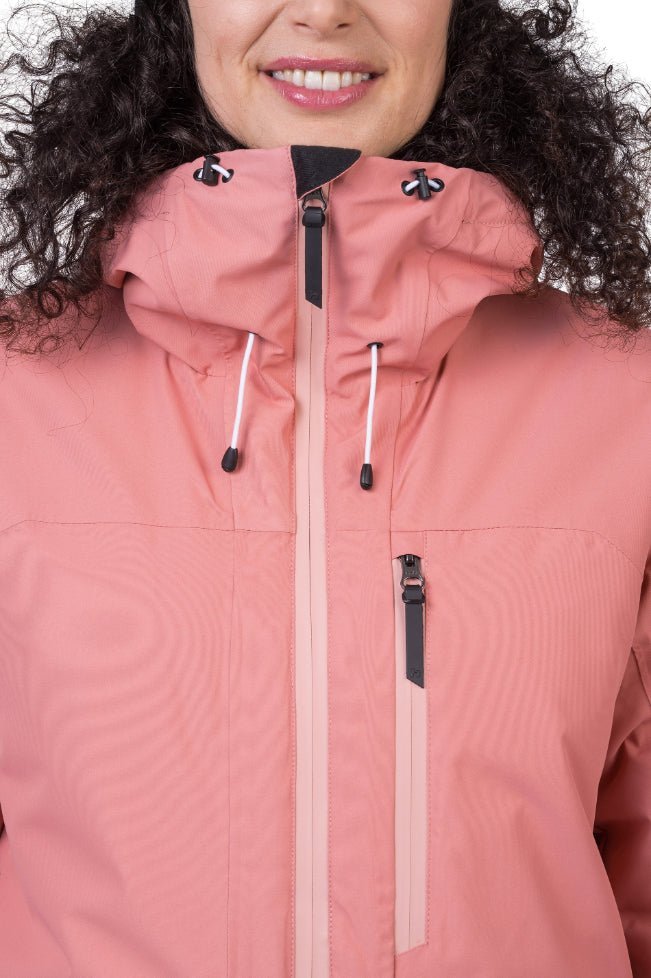 Veste de ski / hardshell montagne pour femme avec membrane Resstex 10 000mm et isolation Duratherm classic "Hannah − MERILA FD" - Planète Rando