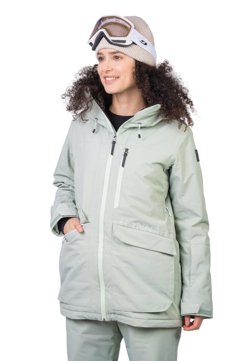 Veste de ski / hardshell montagne pour femme avec membrane Resstex 10 000mm et isolation Duratherm classic "Hannah − MERILA FD" - Planète Rando