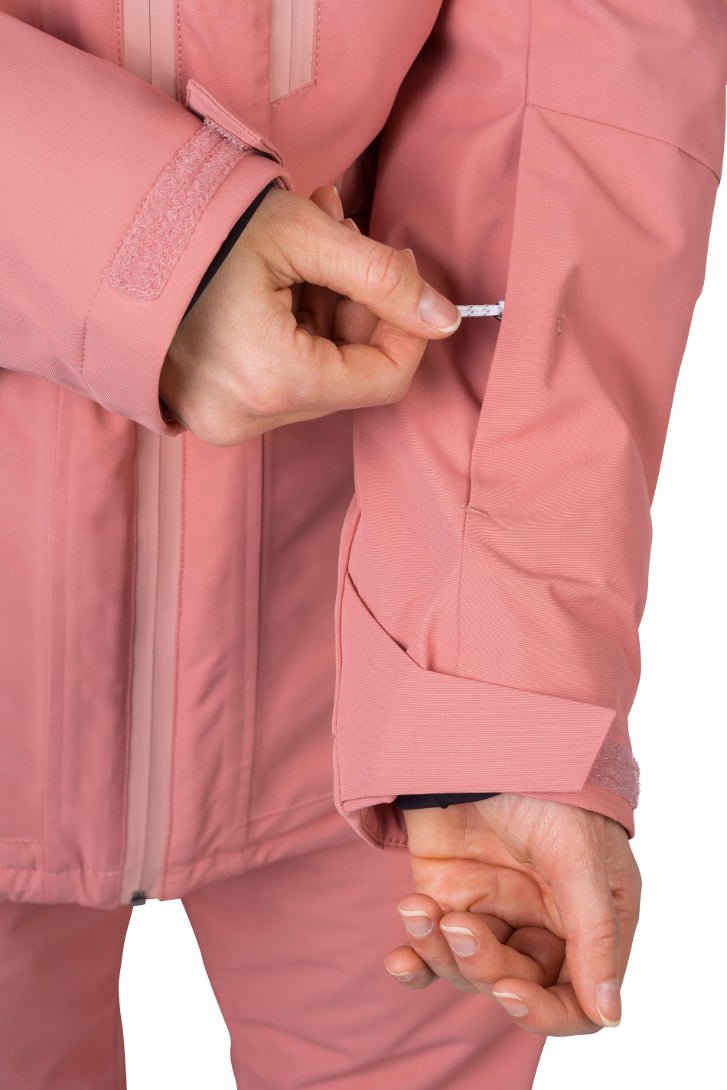 Veste de ski / hardshell montagne pour femme avec membrane Resstex 10 000mm et isolation Duratherm classic "Hannah − MERILA FD" - Planète Rando