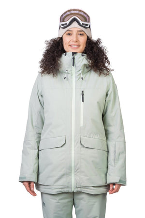 Veste de ski / hardshell montagne pour femme avec membrane Resstex 10 000mm et isolation Duratherm classic "Hannah − MERILA FD" - Planète Rando