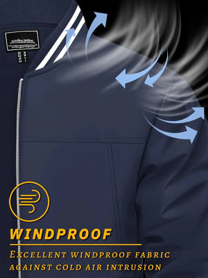 Veste décontractée / blouson bomber avec traitement hydrofuge "TACVASEN - LSTJ514" - Planète Rando