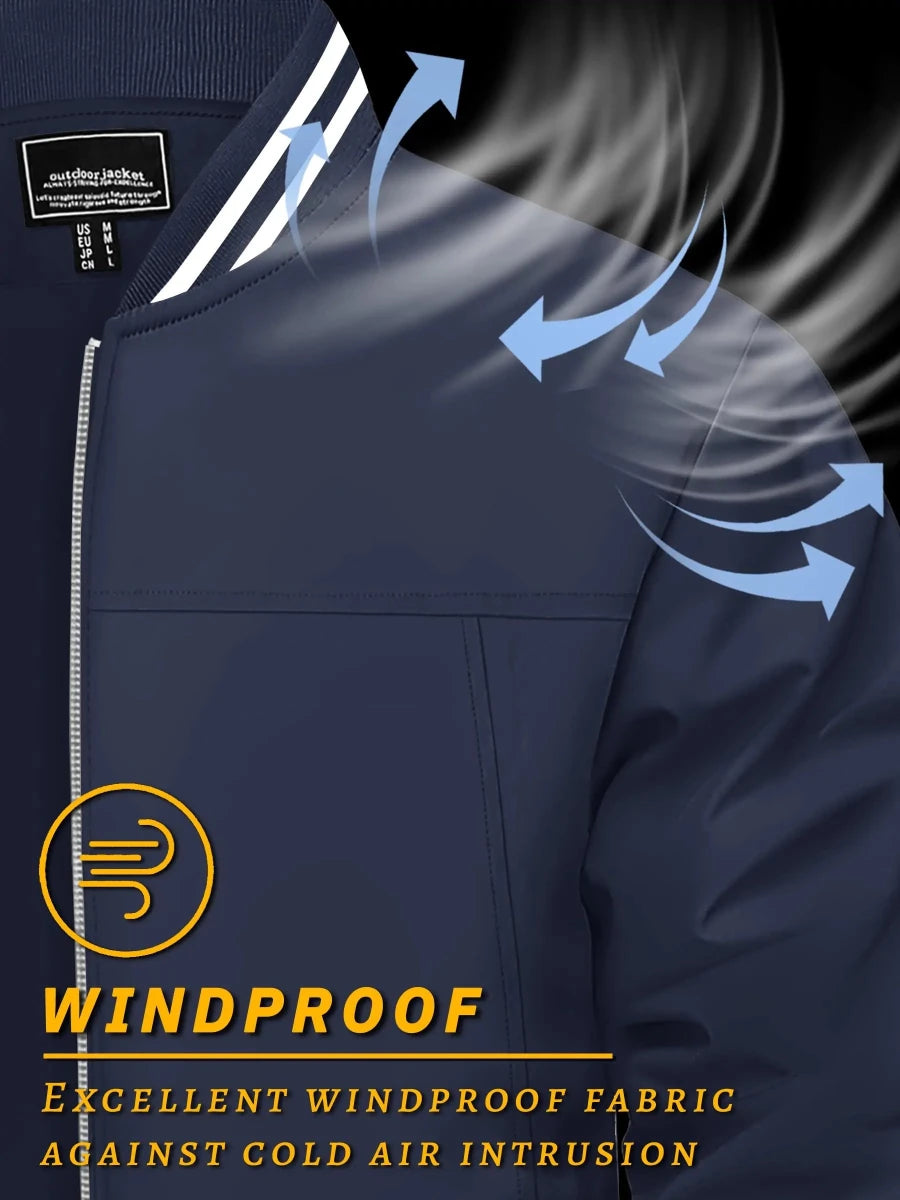 Veste décontractée / blouson bomber avec traitement hydrofuge "TACVASEN - LSTJ514" - Planète Rando