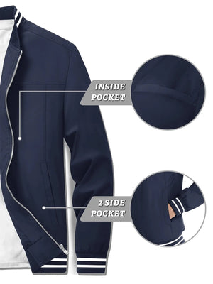 Veste décontractée / blouson bomber avec traitement hydrofuge "TACVASEN - LSTJ514" - Planète Rando
