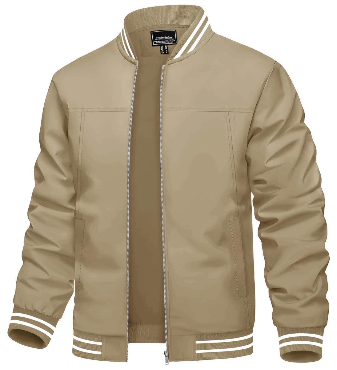 Veste décontractée / blouson bomber avec traitement hydrofuge "TACVASEN - LSTJ514" - Planète Rando