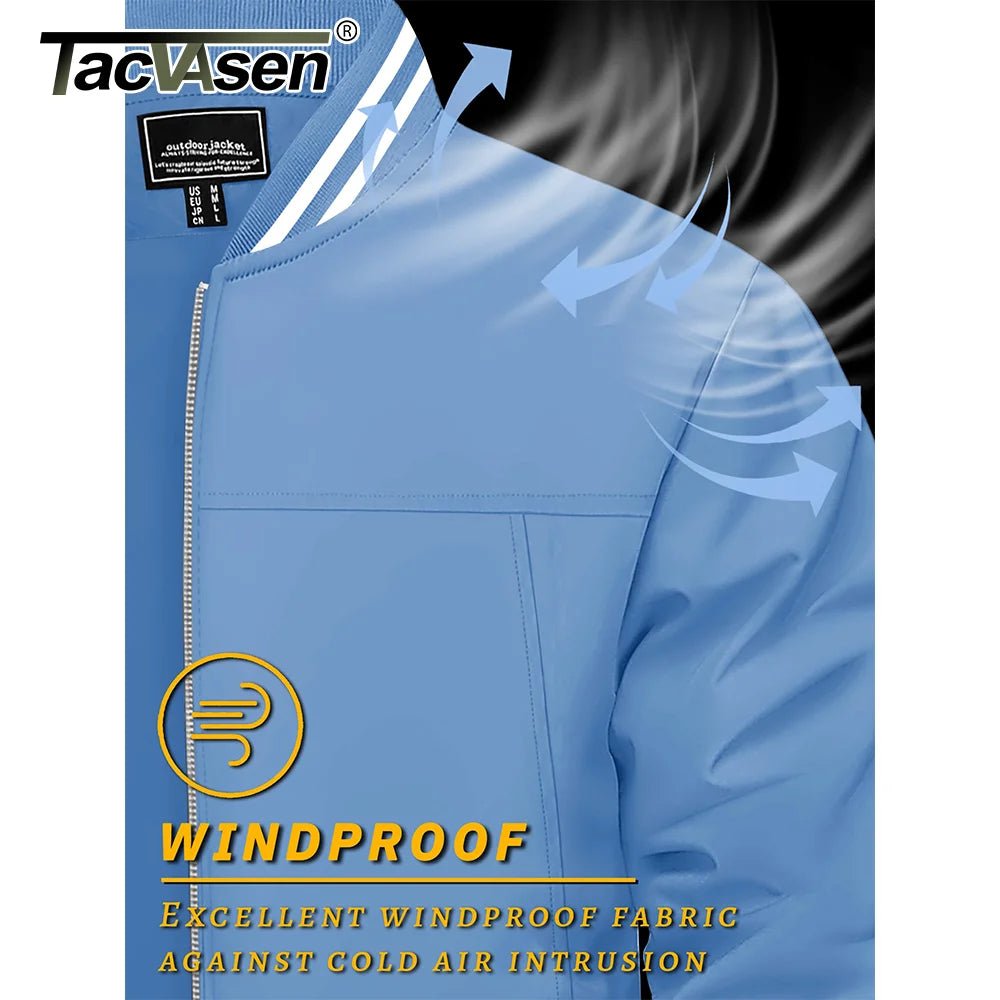 Veste décontractée / blouson bomber avec traitement hydrofuge "TACVASEN - LSTJ514" - Planète Rando