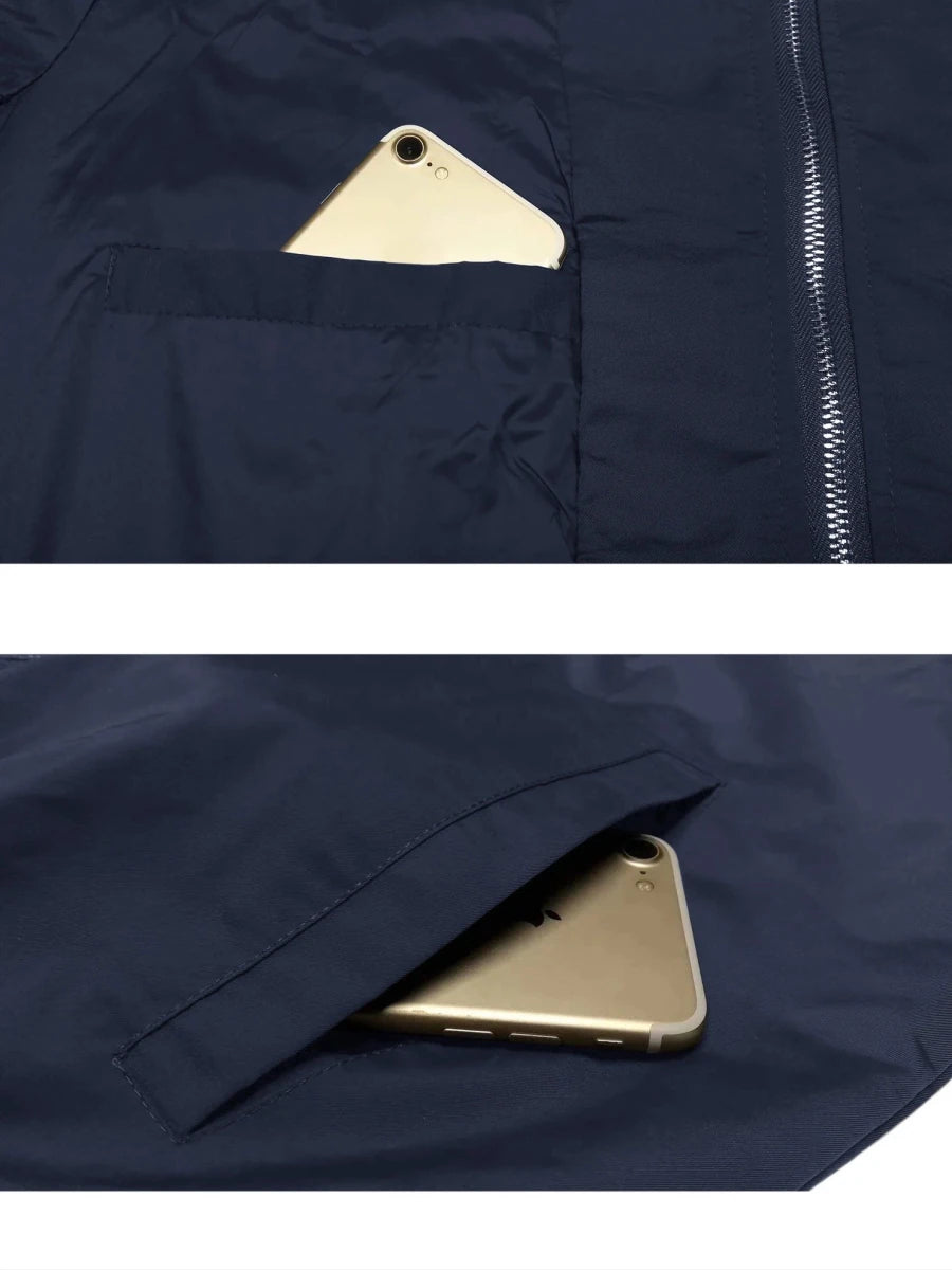 Veste décontractée / blouson bomber avec traitement hydrofuge "TACVASEN - LSTJ514" - Planète Rando