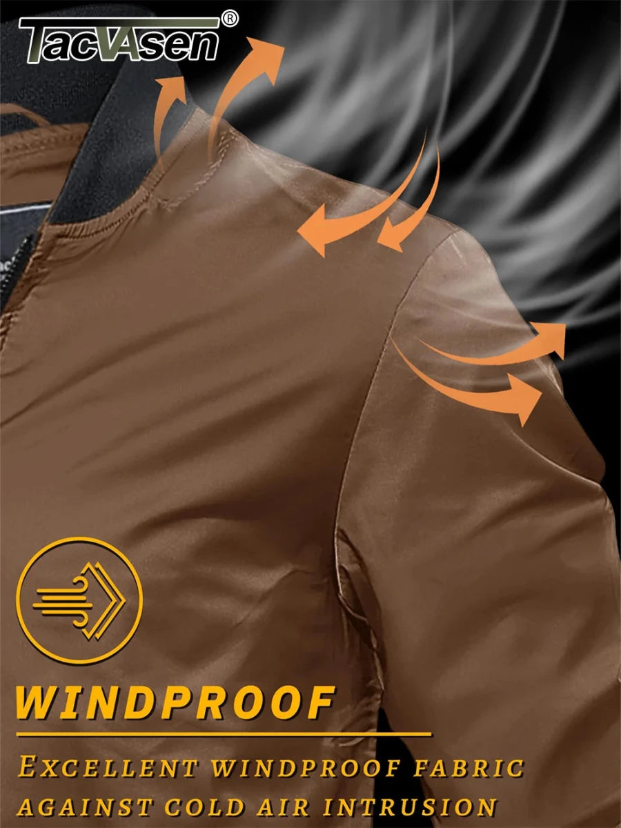 Veste décontractée / blouson bomber avec traitement hydrofuge "TACVASEN - TJ612" - Planète Rando