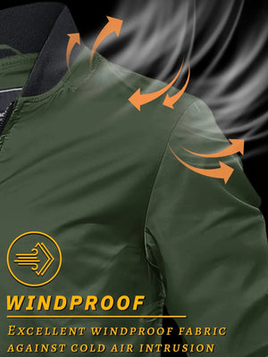 Veste décontractée / blouson bomber avec traitement hydrofuge "TACVASEN - TJ612" - Planète Rando